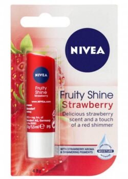 NIVEA Strawberry / Cilek Fruity Shine Moisture Lip Care Balm (Nsfs)