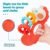 Huanger (hbtb) BABY Teether Set Silicone Rattle and Sensory Teething Chew Toy for BABY