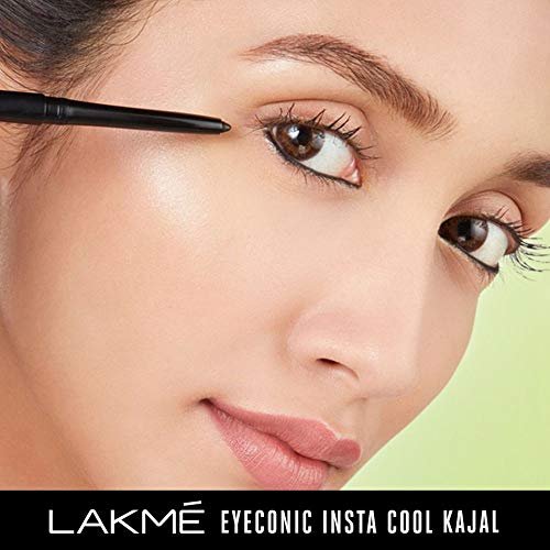 LAKME (2lwb) Eyeconic LAKME Original Without Box Pencil Eyeconic Kajal Deep Black 22 Hrs