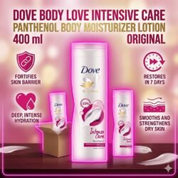 46aff8a74250996e9505469583782be5.jpg 400 ML Original Dove Body Love Intensive Care Panthenol Body Moisturizer Lotion dbic