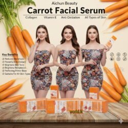 46fcb2d1373c4b8e5eb22f12ccd0247f.jpg Aichun Beauty Carrot Facial Serum, Collagen + Vitamin E Anti Oxidation All Types of Skin 30ml carr