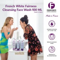 FRENCH WHITE FACE WASH Fairness Helps Lightens Skin Complexion While Deep Cleansing 100 ML Fwfw Made In France