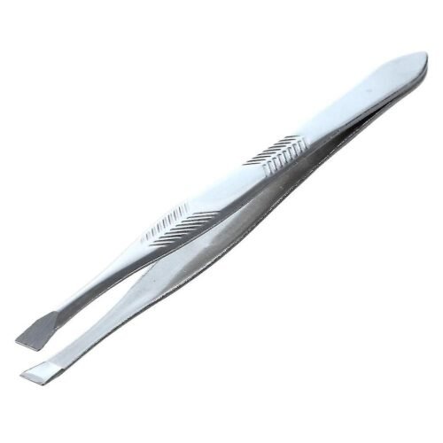1pc Professional Eyebrow (sett) Silver Twweezers Hair Removal Limited Stainless Steel Tweezer Tool Beauty Makeup Tool