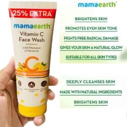 MAMAEARTH vbt- Vitamin C Face Wash with Vitamin C and Turmeric for Skin Illumination – 100ml