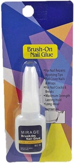 Miss Variety Mirage (mng0) Brush On Nail Glue for Artificial Nails with Instant Dry 10g