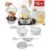 Homebakers Mart cb Chef Basket Solid Steel 12 in 1 Chef Cooking Net Basket for Deep Fry, Boiling, Steam (Stainless Steel)