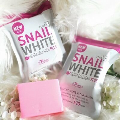 Snail Whittxe s3gs Plus+3 GLUTA COLLAGEN Plus WHITENING SOAP New 80g