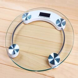Original 6mm Thickness Hard Gorilla Strong Tempered Glass LCD Electric Digital Bathroom Weighing Body Scale Up To 180kg psss