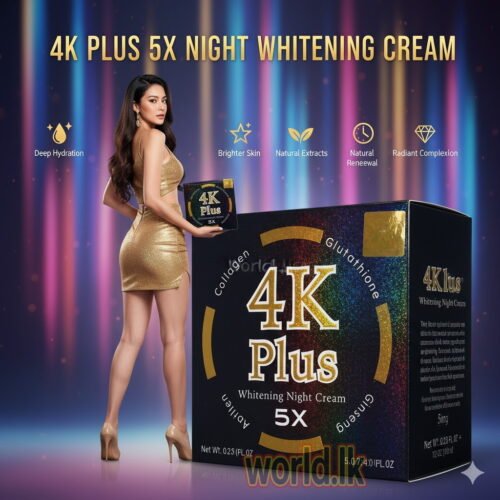 Original 4K Plus 5X Night Cream Made in Thailand 4KP Alpha Arbutin/Kojic Acid: Used for skin whiI-tening and brightening.