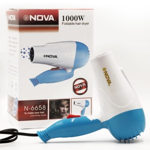 New Nova NV-1290 Foldable Professional Hair Dryer-1000W
