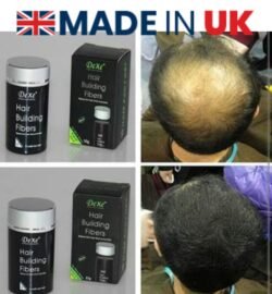 56456b3e84f6355dad99681870af91c8.jpg Authentication Code DEXE Hair Building Fibers Dhbf Refill Thickening Fluffy Powder for Man & Women Black