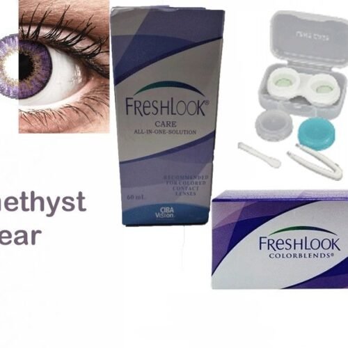 Colour AMETHYST - Fresh Look acl Colour Blends Contact Lens - Full Set - Colour Contact Lens (Replacement Cycle: 12 Month)