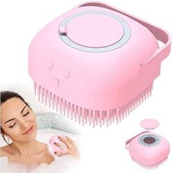 Multifunction Bath Body Brush smbb Silicone Massage 2 in 1 with Shampoo SOAP Shower Gel Dispenser Shower Body Massage Brush Soft Cleaning Body