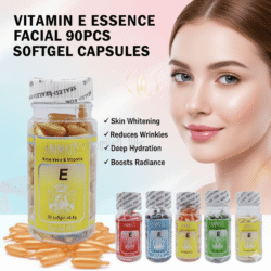 90 Soft Gels CAPSULES Vitamin E FACIAL Essence 11A Skin Whiii-tening Anti-Wrinkle Anti-Aging Skin Firming