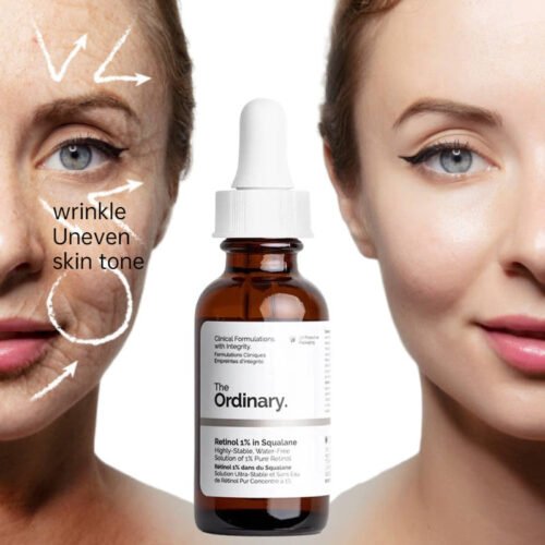 The ORDINARY Retinol 1% in Squalane 30ml Face 1sq  Serum Made in Canada Minimize Pores Wrinkles