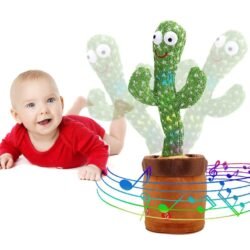 5a4eb3b83b9517e3b2adfedfc09aaf50.jpg Cactus Plush Large Dancing Toy RECHARGEABLE Tree Singing (dtsc) Talking with Electric 120 Songs Dance and Twist Luminous Recording Learning to Speak Lighting Tongue