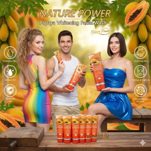 Nature Power Papaya Whytitening Facial Wash - 125ml nppw Rich in Vitamins & Antioxidants