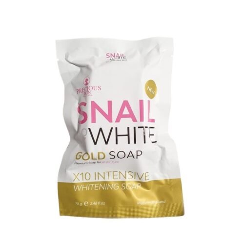 Made in THAILAND Snail sgws GOLD WHITENING SOAP X10 Intensive by Precious Skin Precious  (70g)