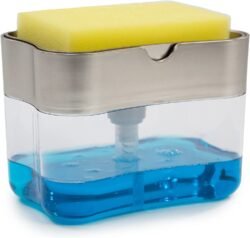 Dishwasher Liquid One Press Plastic Sds Sponge Holder Liquid SOAP Dispenser