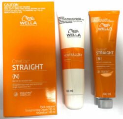 5e35ed80de394b04304af6239a5fff8e.jpg WELLA Professionals wnsc Creatine Straight (N) for Normal to Resistant Hair Straightening CREAM and Neutralizer Single Application Kit 200 ml