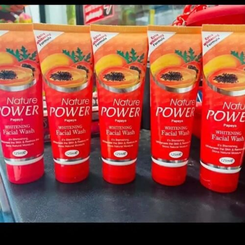 Nature Power (nppw) Papaya Skin Natural Moisture WHITENING FACE WASH125ml