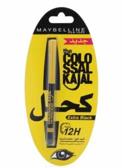 Maybelline Colossal Kajal ORIGINAL Extra Black Made in GERMANY Maybelline Kajal WATERPROOF Eye liner 12hrs Long Protection Maybelline New York the Colossal Kajal