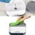 Kitchen Dish SOAP (ksd) Dispenser and Sponge Holder, 2-in-1 Dishwashing SOAP Pump Dispenser for Kitchen Sink