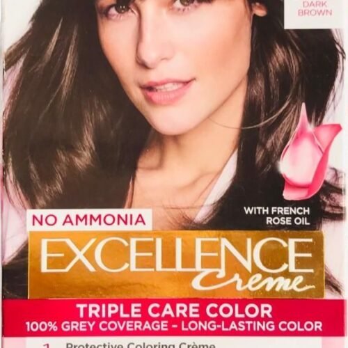 65552405ce72b44f4cd87fd9be2426a2.jpg LOREAL 3dbg Paris Permanent Hair Colour, Radiant At-Home Hair Colour with up to 100% Grey Coverage Crème 3 Dark Brown 72ml+100g