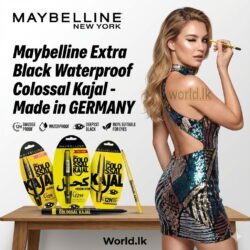 Maybelline Extra Black Waterproof Colossal Kajal Made in GERMANY MCKB