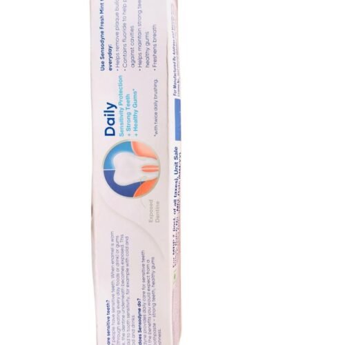 Sensodyne sdy Toothpaste Fresh Mint, Sensitive tooth paste for daily sensitivity protection, 150gm