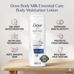 6c8fef776a7db4bb2dabe16d3c3e8915.jpg 400 ml Original Dove Body Love (dlds) Essential Care Body Lotion for Deeply Nourishes Dry Skin