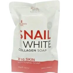 Snail Body coll White Collagen Soap by Precious x10 Skin Thailand 70g