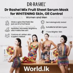 7157291735536b51fb60f2a03d2b761f.jpg Dr Rashel Mix Fruit Sheet Mask with Serum Brightening and Whitreening mfsm Mask for Women and Men Deep Hydration and Moisturization
