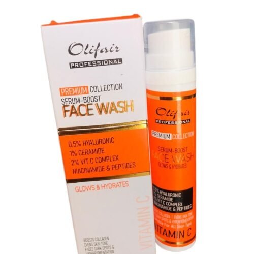 OLIFAIR lrm Premium Collection Serum Boost Face Wash Glows & Hydrates 50ml