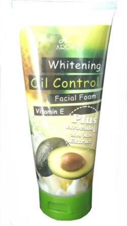 THAILAND Vitamin-E Oil Aron Plus (aoca) Avocado Control WHITENING Facial Foam 190g
