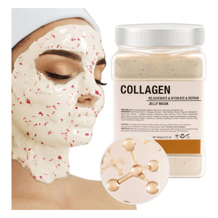 7728ec0b87163051579b4af04de79a4c.png Fruit & Plant Extract COLLAGEN Jelly Facial Peel Off Face Cgm Mask 650g For Moisturizer, Anti-Wrinkle, WHITENING, Firming, Pore Cleaner, Lightening, Moisturizing, Deep Cleansing, Brightening, Anti-Aging