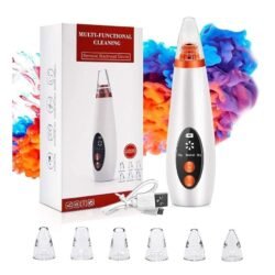Led Display Blackhead Remover Mrbd Rechargeable 6 Head  Machine Multifunctional Pore Vacuum –  Electric Acne Tool, Suction Power with Led Display