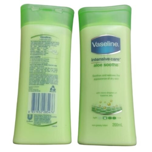 VASELINE Intensive Care Aloe Soothe Dry Skin vial Body Lotion 200ml