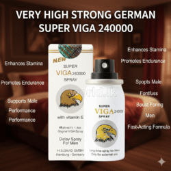 18+ SUPER VIGA 240000 Made in GERMANY (Two Hundred and Forty Thousand ) VERY HIGH Strong Men's Delay Long Time Spray hb 30