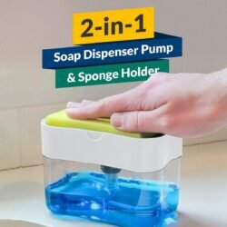 Dishwasher Liquid One Press Plastic Sds Sponge Holder Liquid SOAP Dispenser