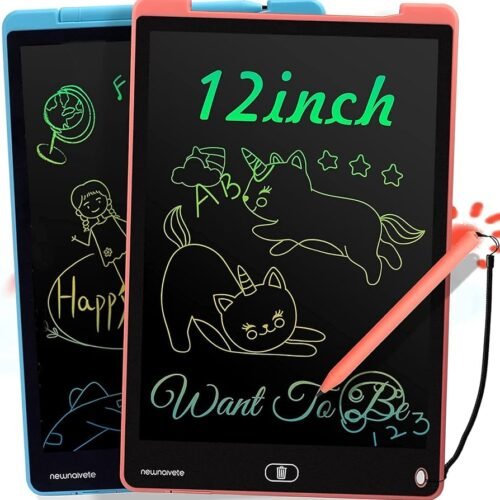 7e031f06250e5c788ac2a6402b6c8d9d.jpg 12" inch Fully COLOUR Digital LCD Screen Writing / Drawing Pad Tablet for Kids lwtk Doodle Board with Lock Function, Erasable Reusable Graphic Board