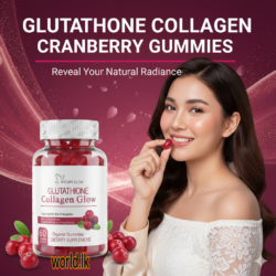 8263c5b2e1b57065b97242905619ef62.png COLLAGEN CRANBERRY 60 GLUTATHIONE GUMMIES gcgc From Nature Glow Anti-Aging Whiit-ening Beauty Skin Dietary Supplement Powder