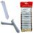 Hair Perm Rollers Perm phcr Rods Curlers Blue and Grey 12 pcs