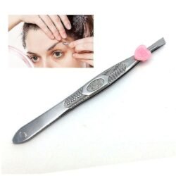 8783e153912495a21a6a5d7a6d447ff3.jpg 1pc Professional Eyebrow (sett) Silver Twweezers Hair Removal Limited Stainless Steel Tweezer Tool Beauty Makeup Tool