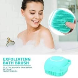 Multifunction Bath Body Brush smbb Silicone Massage 2 in 1 with Shampoo SOAP Shower Gel Dispenser Shower Body Massage Brush Soft Cleaning Body