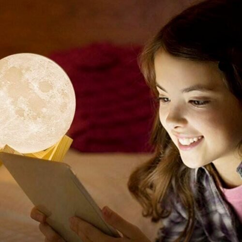 919f995860e14e3f9ae1ca81798fd9ce.jpg 15 cm 3D Moon Touch Sensor Lamp Mlp with Wooden Stand Bedroom Decoration Light Night Lamp Multicolor Birthday Gifts for Boys Girls Friends Lover