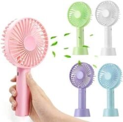 92b9f151779f9356e65b3ed6b694c5ae.jpg Convenient Ultra-Quiet USB Urmf Rechargeable Portable Mini Handheld Cooling Fan with Removable Stand