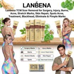 939e9b697128be33eaa5e1ea963012f2.jpg Lanbena TCM Scar and ACNE Mark Removal Gel Ointment with Surgery, Injury, Burns Keloids, Stretch Marks, Skin Repair, Spots Treatment, Blackhead, Eliminate & Pimple Marks
