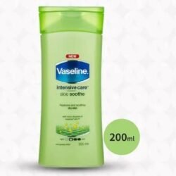 Body Lotion 200ml VASELINE Intensive (vias) Care Aloe Soothe