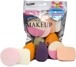 9497c2a94ccc4bf07d2cbfb4125df024.jpg Professional Makeup (6pcs) Sponge Beauty Blender for Blending Face Makeup, Multicolor Face Sponge Puff - Pack of 6 pieces